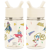 Summit Kids Plastic Water Bottle with Straw Lid