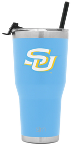 Collegiate Cruiser Tumbler with Flip Lid and Straw