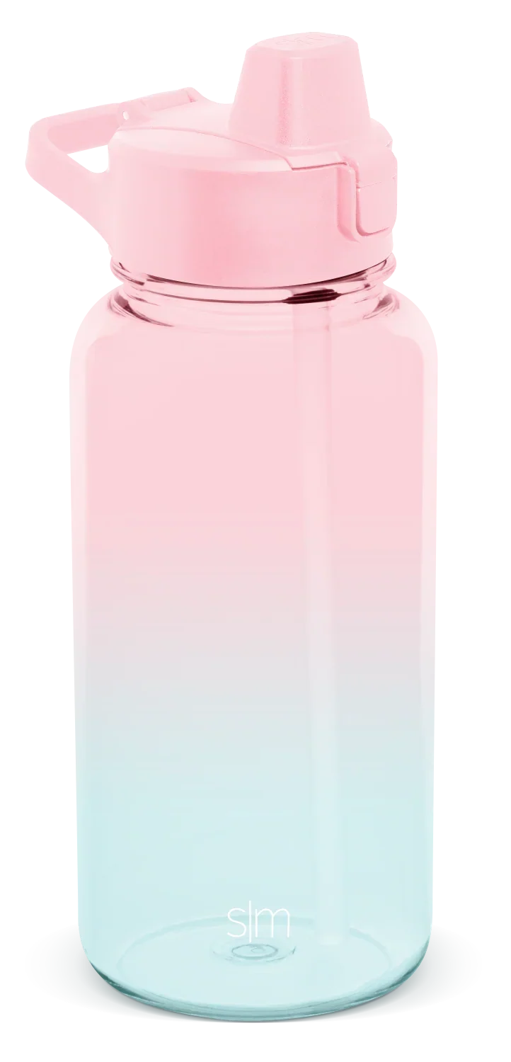 Plastic Summit With Simple Flip Silicone Straw Lid