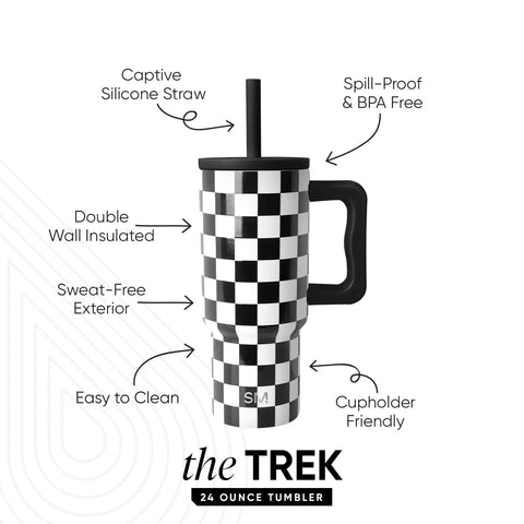 Trek Kids Tumbler with Silicone Straw Lid