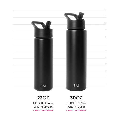 Summit Water Bottle with Straw Lid