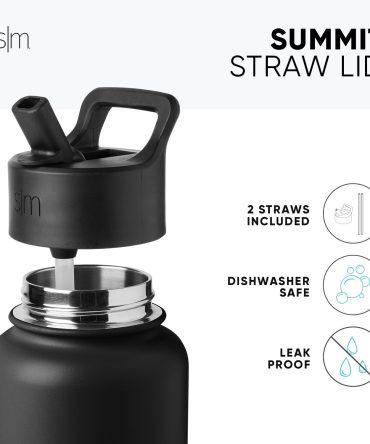 Summit Water Bottle with Straw Lid