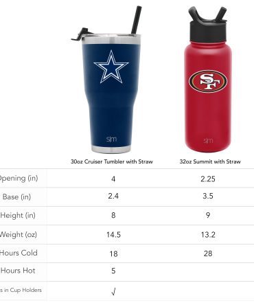 NFL Summit Insulated Water Bottle with Straw Lid