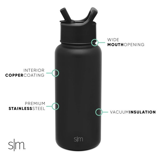 NFL Summit Insulated Water Bottle with Straw Lid