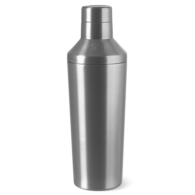 Classic Cocktail Shaker with Jigger Lid