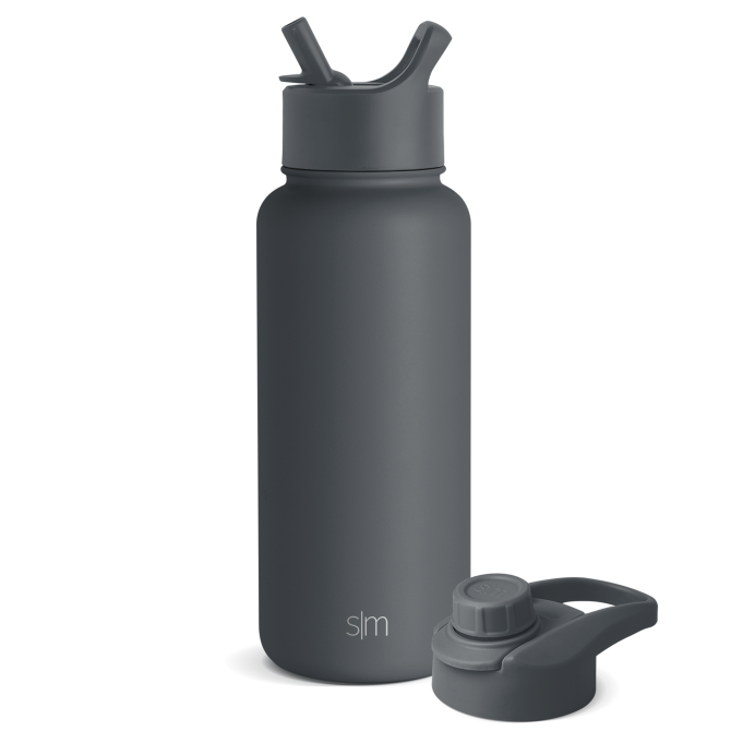 Summit Water Bottle with Straw Lid and Chug Lid