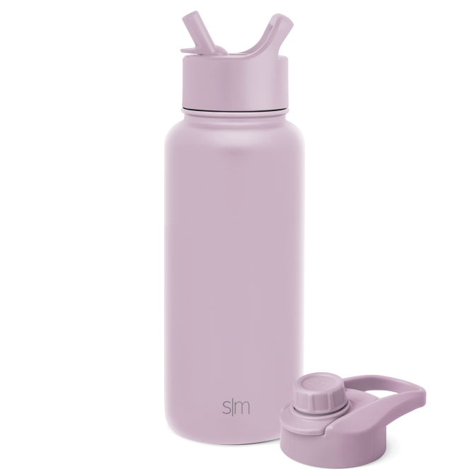 Summit Water Bottle with Straw Lid and Chug Lid