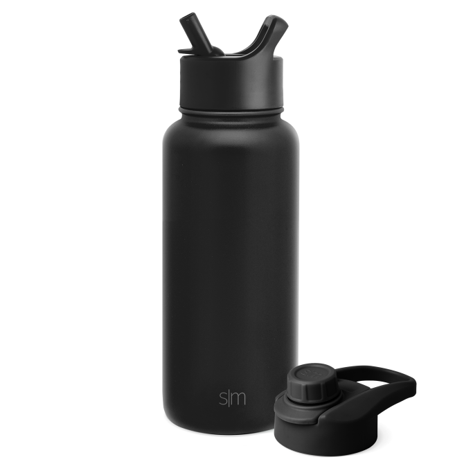 Summit Water Bottle with Straw Lid and Chug Lid