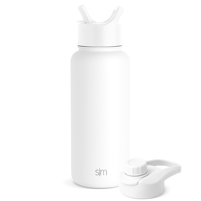 Summit Water Bottle with Straw Lid and Chug Lid