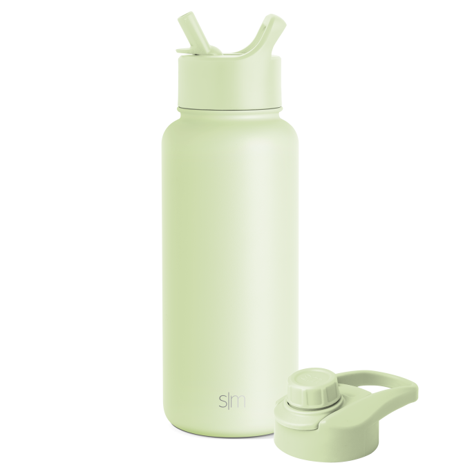 Summit Water Bottle with Straw Lid and Chug Lid