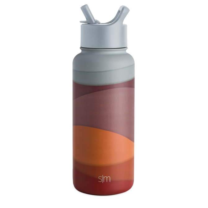 Summit Water Bottle with Straw Lid