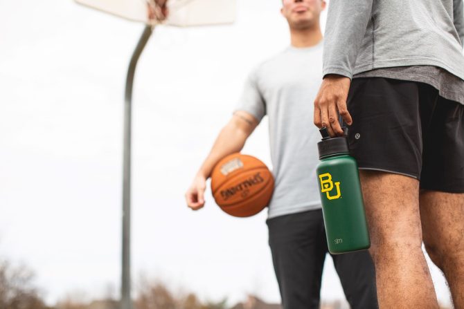 Collegiate Summit Water Bottle with Straw Lid