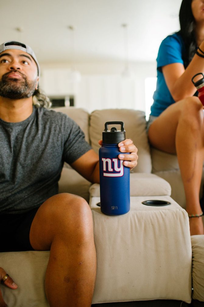 NFL Summit Insulated Water Bottle with Straw Lid