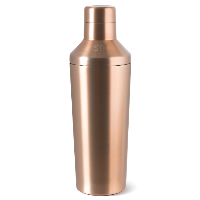 Classic Cocktail Shaker with Jigger Lid