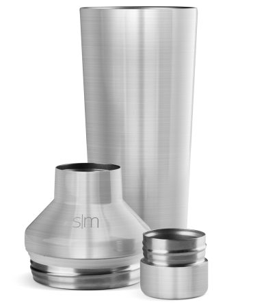 Classic Cocktail Shaker with Jigger Lid