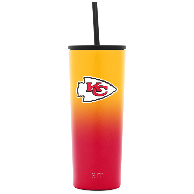 NFL Two-Tone Classic Tumbler with Flip Lid and Straw Lid