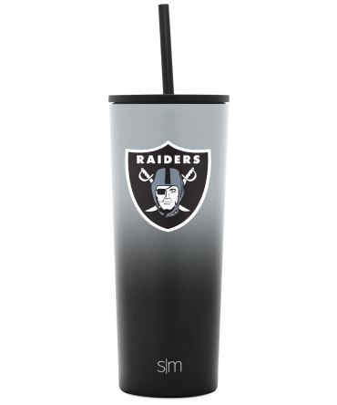 NFL Two-Tone Classic Tumbler with Flip Lid and Straw Lid