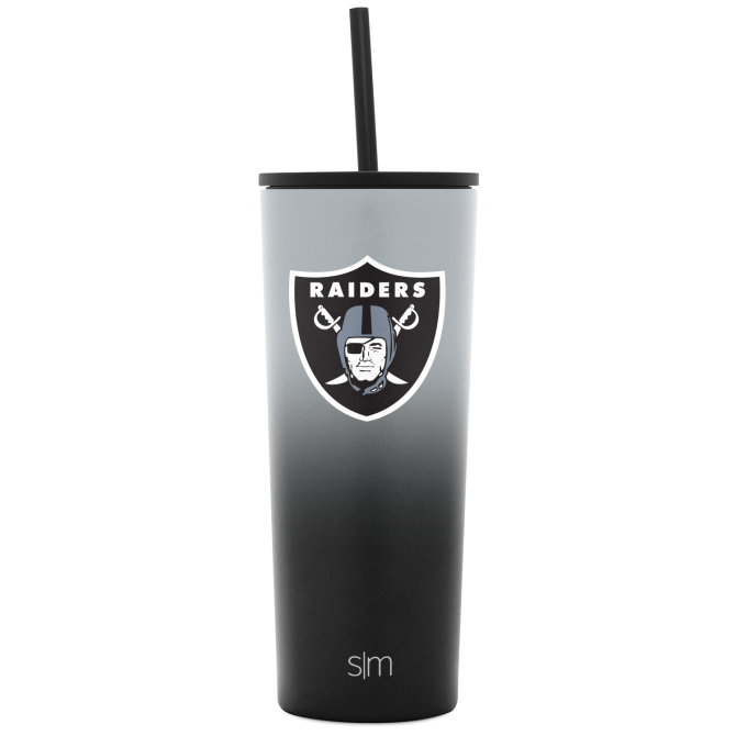 NFL Two-Tone Classic Tumbler with Flip Lid and Straw Lid