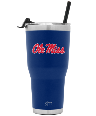 Collegiate Cruiser Tumbler with Flip Lid and Straw