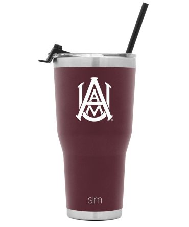 Collegiate Cruiser Tumbler with Flip Lid and Straw