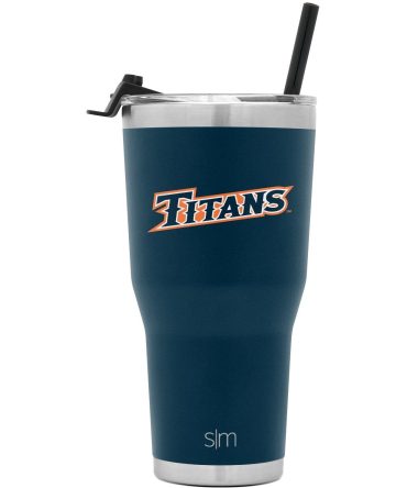 Collegiate Cruiser Tumbler with Flip Lid and Straw