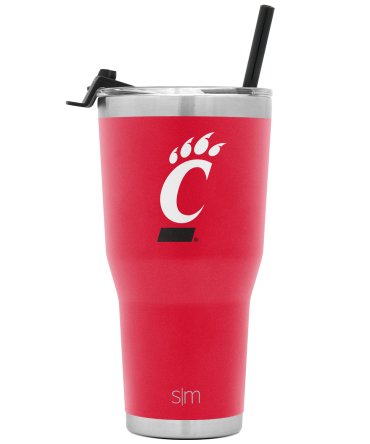 Collegiate Cruiser Tumbler with Flip Lid and Straw