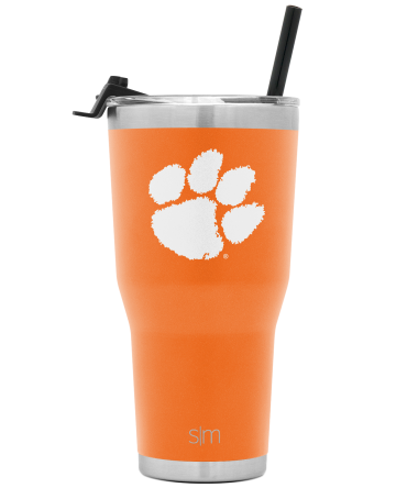 Collegiate Cruiser Tumbler with Flip Lid and Straw