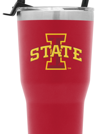 Collegiate Cruiser Tumbler with Flip Lid and Straw