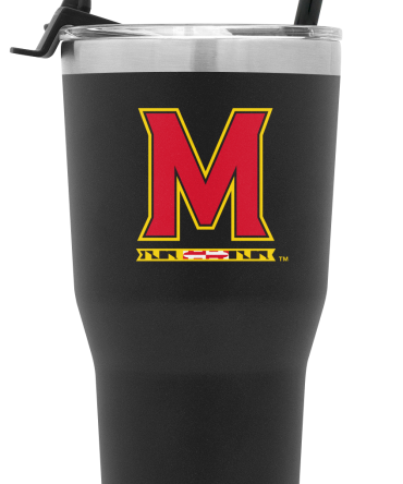 Collegiate Cruiser Tumbler with Flip Lid and Straw