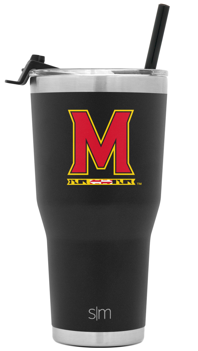 Collegiate Cruiser Tumbler with Flip Lid and Straw