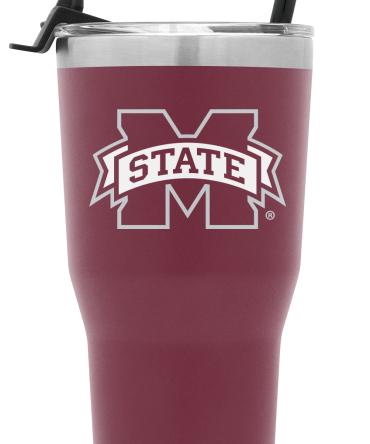 Collegiate Cruiser Tumbler with Flip Lid and Straw