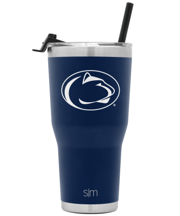 Collegiate Cruiser Tumbler with Flip Lid and Straw