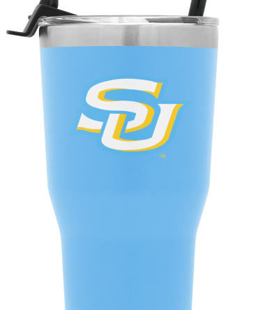 Collegiate Cruiser Tumbler with Flip Lid and Straw