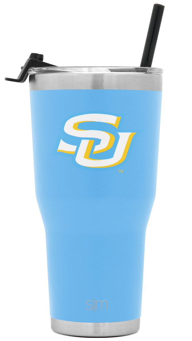 Collegiate Cruiser Tumbler with Flip Lid and Straw