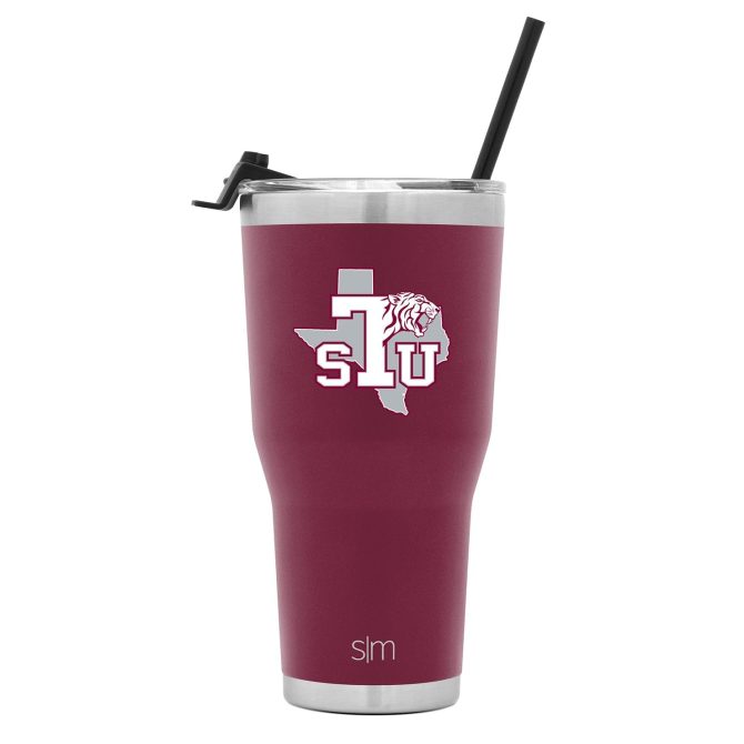 Collegiate Cruiser Tumbler with Flip Lid and Straw