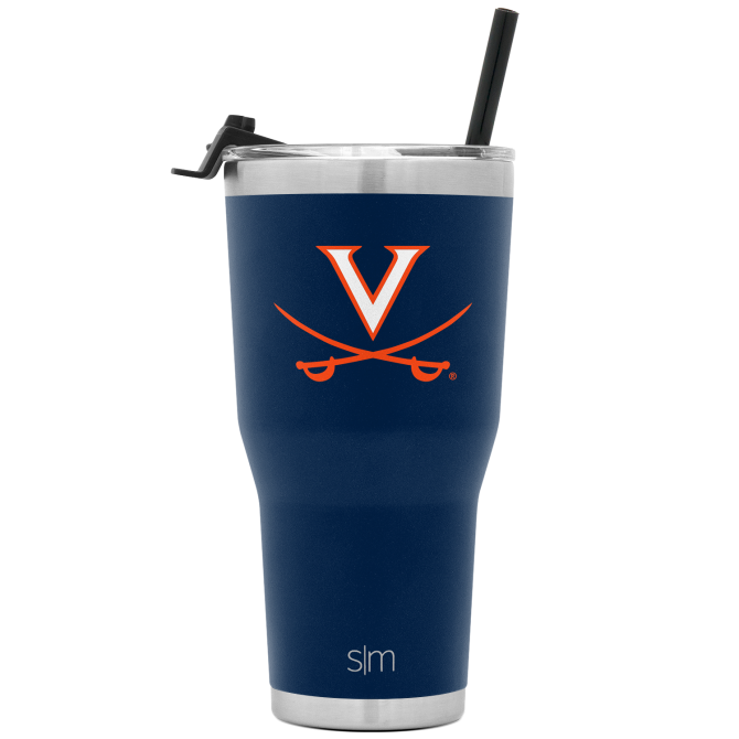 Collegiate Cruiser Tumbler with Flip Lid and Straw