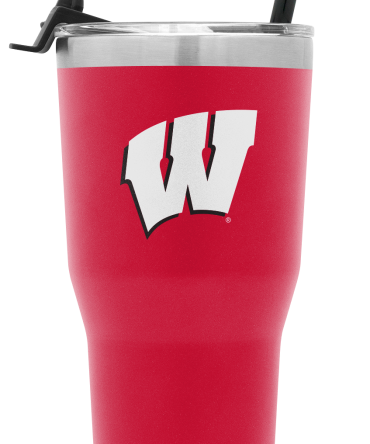 Collegiate Cruiser Tumbler with Flip Lid and Straw