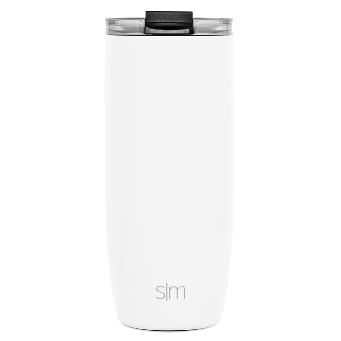 Voyager Tumbler with Clear Flip Lid & Straw