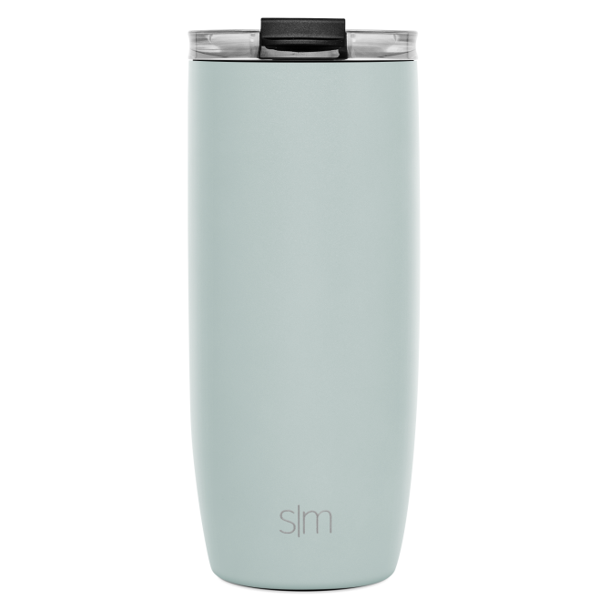 Voyager Tumbler with Clear Flip Lid & Straw