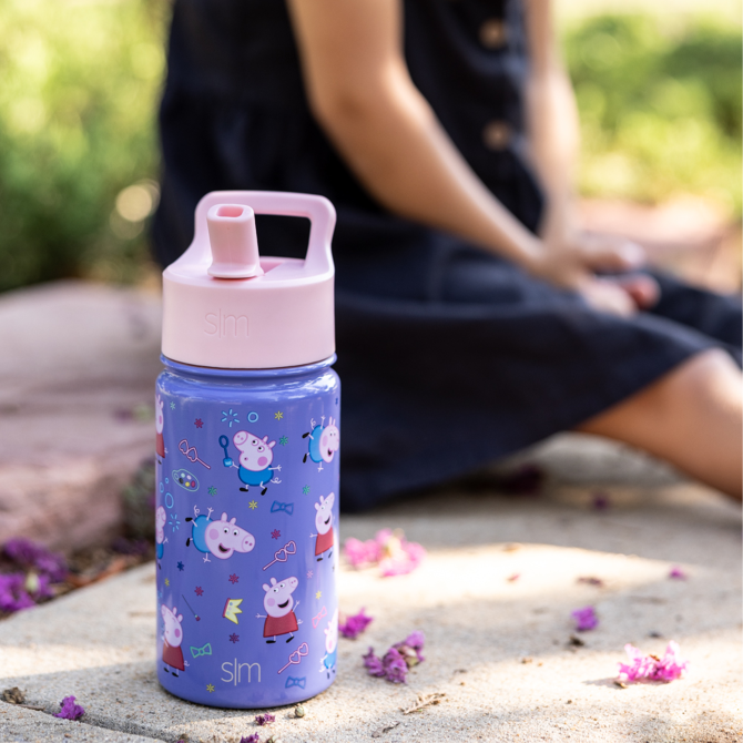 Summit Kids Water Bottle with Straw Lid