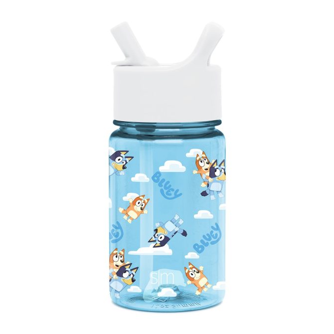 Summit Kids Plastic Water Bottle with Straw Lid