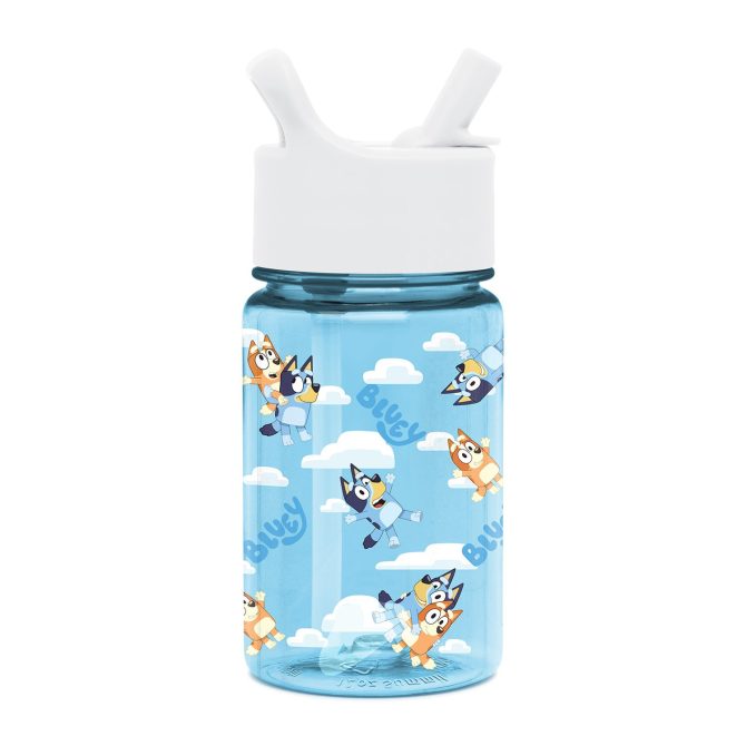 Summit Kids Plastic Water Bottle with Straw Lid