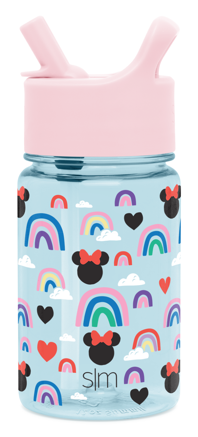 Summit Kids Plastic Water Bottle with Straw Lid