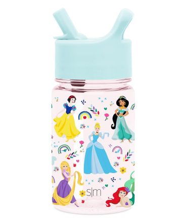 Summit Kids Plastic Water Bottle with Straw Lid