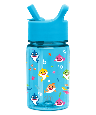 Summit Kids Plastic Water Bottle with Straw Lid