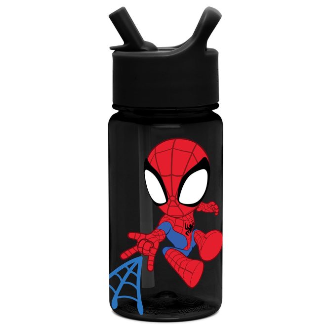 Summit Kids Plastic Water Bottle with Straw Lid