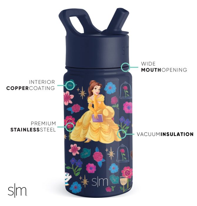 Summit Kids Water Bottle with Straw Lid