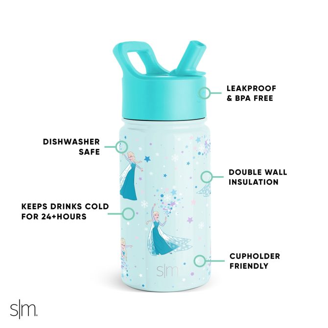 Summit Kids Water Bottle with Straw Lid