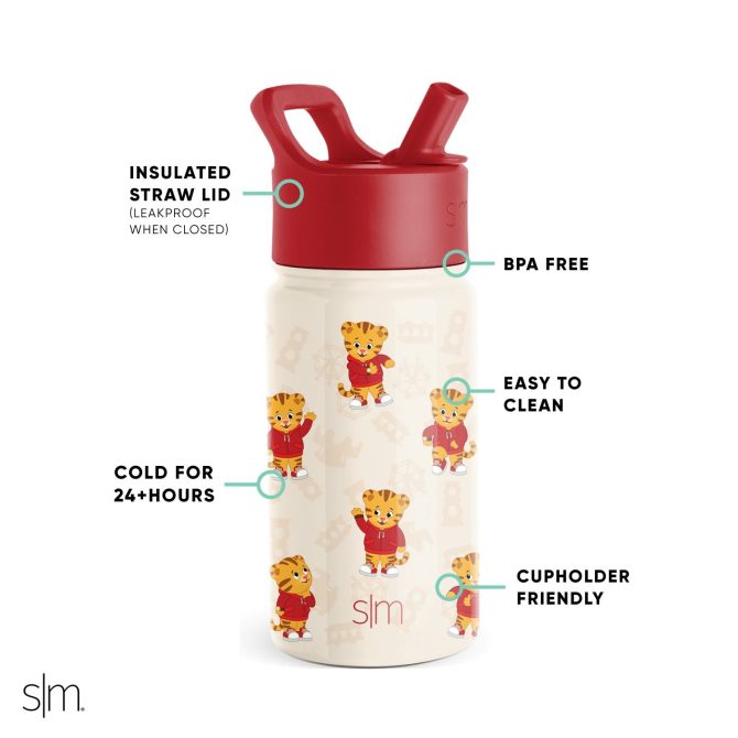 Summit Kids Water Bottle with Straw Lid