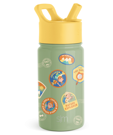 Summit Kids Water Bottle with Straw Lid